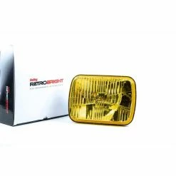 New 🔔 Holley RetroBright Euro Lens Conversion Yellow 5x7 In. Rectangle LFRB170 😍