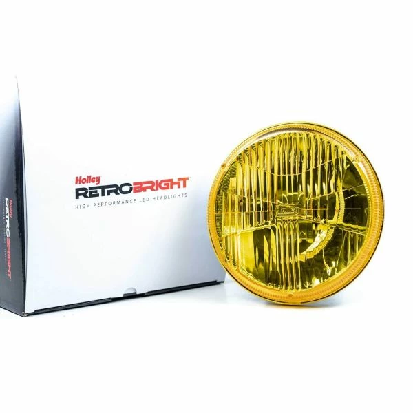 Brand new π Holley RetroBright Euro Lens Conversion Yellow 7 In. Round LFRB160 π― 3 Brand new π Holley RetroBright Euro Lens Conversion Yellow 7 In. Round LFRB160 π―