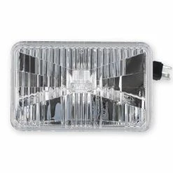 Budget 🌟 Holley RetroBright Headlight Modern White 4x6 In. Rectangle LFRB140 🤩