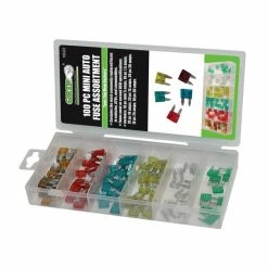 Budget 🛒 GRIP 100 Piece Mini Auto Fuse Asst 16022 🔔