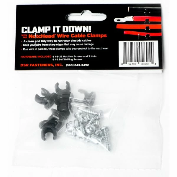 Hot Sale π NotcHead AN-3 Or #6 AWG Wire Cable Line Clamps 2318-6 π 4 Hot Sale π NotcHead AN-3 Or #6 AWG Wire Cable Line Clamps 2318-6 π - Image 2