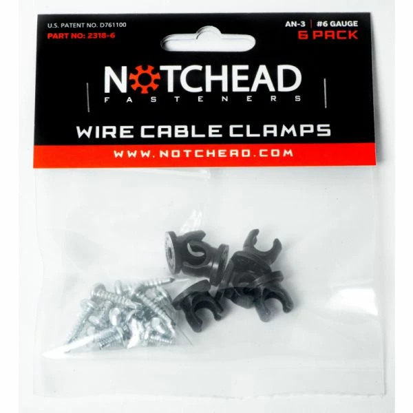 Hot Sale π NotcHead AN-3 Or #6 AWG Wire Cable Line Clamps 2318-6 π 3 Hot Sale π NotcHead AN-3 Or #6 AWG Wire Cable Line Clamps 2318-6 π