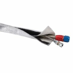 Best deal 🔔 DEI Heat Shroud - 2-1/2 Inch X 3ft - Aluminized Sleeving-hook & Loop Edge - 10487 🧨