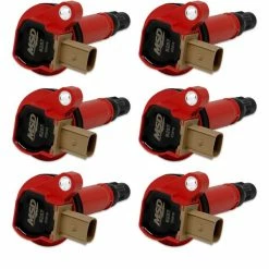 Best deal 🔥 MSD Ford EcoBoost 3.5L V6 (3-Pin Connector) Coils 6-Pack (Red) 82576 ✔️