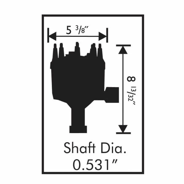 Brand new ❤️ MSD Ford 5.0L Pro-Billet Distributor (Red) 8456 ⌛ 4 Brand new ❤️ MSD Ford 5.0L Pro-Billet Distributor (Red) 8456 ⌛ - Image 2