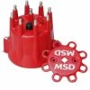 Outlet 🎉 MSD GM V8 HEI Retainer Distributor Cap (Red) 8433 ⭐