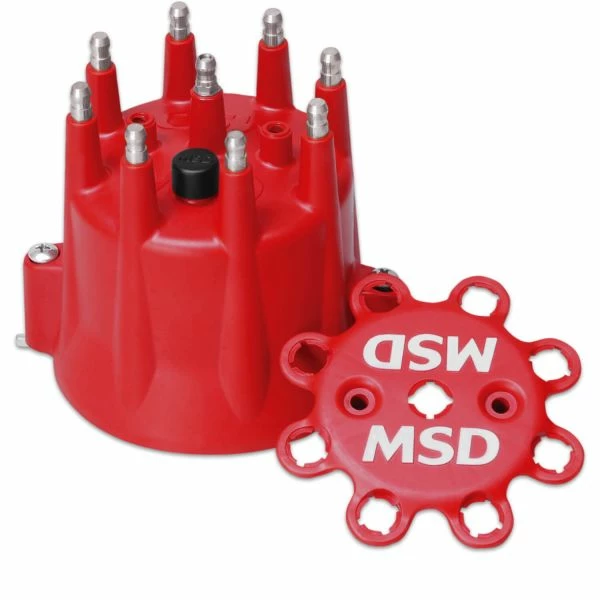 Outlet π MSD GM V8 HEI Retainer Distributor Cap (Red) 8433 β 3 Outlet π MSD GM V8 HEI Retainer Distributor Cap (Red) 8433 β